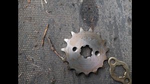 Установка звезды цепи на 15 на Альфу 110: как поменять и что получилось?