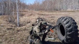 Автомат Ак 12 , Пистолет макарова травматический. Переход с ведения огня автоматом на пистолет