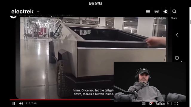 Another Look At Tesla's Cybertruck Windshield / Tires смотреть онлайн