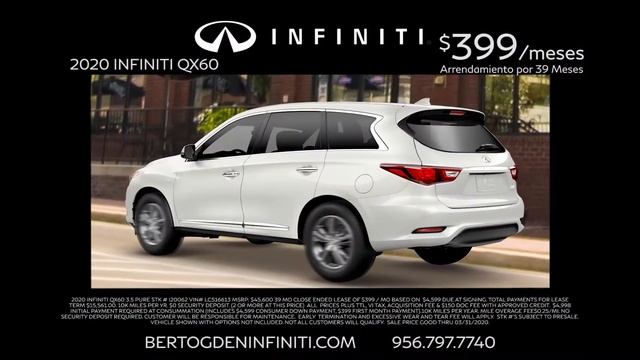 Lease The 2020 INFINITI QX60 At Bert Ogden INFINITI смотреть онлайн