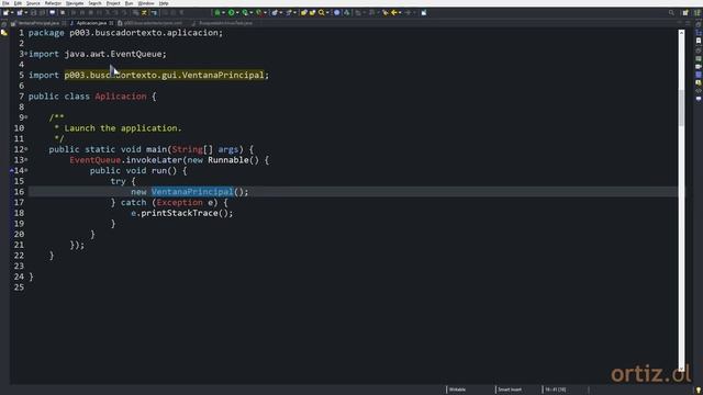 Java Curso: 209 Refactorizar Método static main() Clase VentanaPrincipal - Escritura Documentación смотреть онлайн