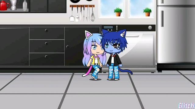 Кошка лана и кот леонард Gacha Life