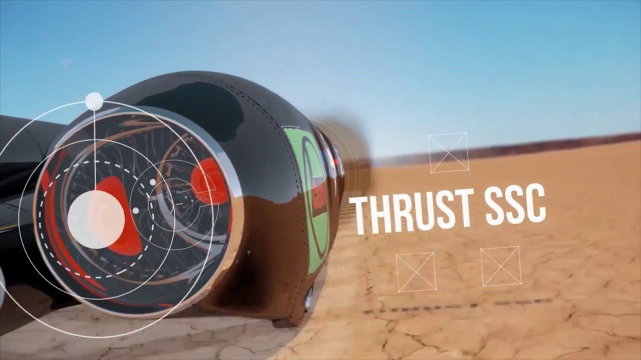 Презентационный видеоролик «Thrust SSC»