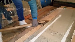 Отклеиваем зеркало от ЛДСП