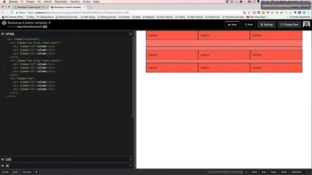 Bootstrap 4 layout: Grid system and breakpoints смотреть онлайн