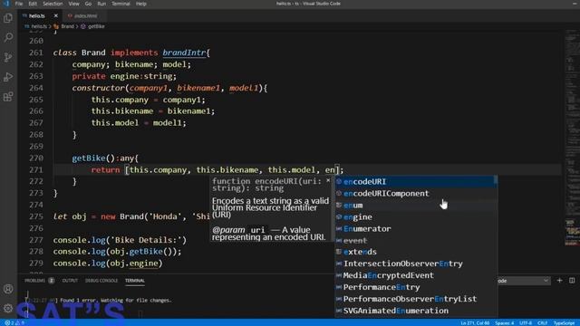 TypeScript Tutorial | Access modifier | Method overriding | TypeScript classes | TS Tutorial  - #07