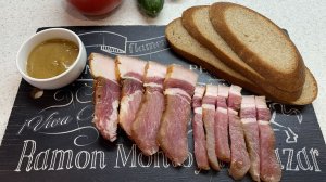 Солёная грудинка с розмарином. Это очень вкусно!