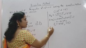 Bisection Method-Numerical Methods-Solution of algebraic and Transcendental Equations