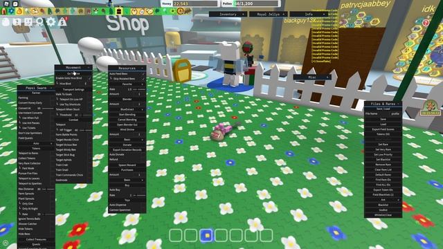 roblox Bee Swarm Simulator script gui auto farm walkspeed godmode tp and more! смотреть онлайн
