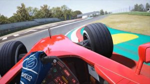 Ferrari F1-2000 Corse Clienti HELMET CAM Run in IMOLA | #AssettoCorsa