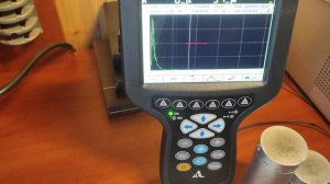 Дефектоскоп А1525 (А1212) Настройка прямого ПЭП