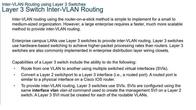 SRWE Module 4   Inter VLAN смотреть онлайн