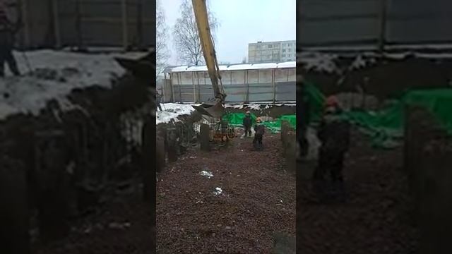 Срубка и утилизация оголовков свай смотреть онлайн