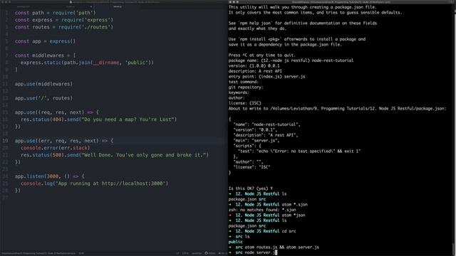 How to Create a RESTFul API with Node.JS and Express | Basic REST API Tutorial