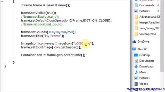 JFrame Image, Background, Resizable | Java Swing Tutorial #003 смотреть онлайн