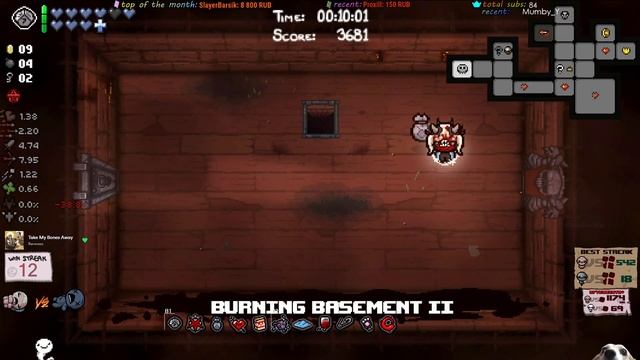 [013] Eden стрик на 4 цели | Lucky 13 | The Binding of Isaac: Repentance смотреть онлайн