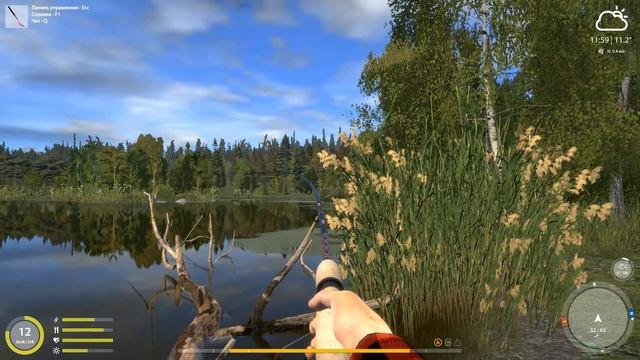 Русская рыбалка 4. Вываживание сильного хищника самой слабой катушкой. смотреть онлайн