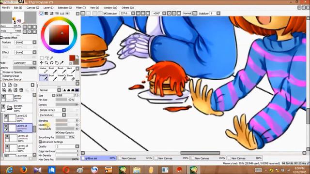 [ Speedpaint ] Undertale | Lunch at Grillby's | Part 2 смотреть онлайн