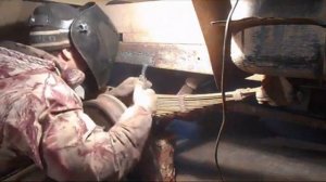 Ремонт прогнившего участка рамы УАЗ -3303