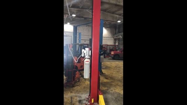 Двухстоечный подъемник с верхней синхронизацией Atis A268CH смотреть онлайн