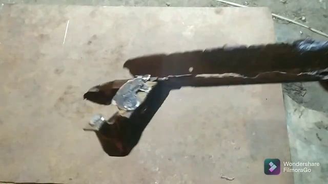 Ремонт дна авто и изготовление крепления сидений. Нива.