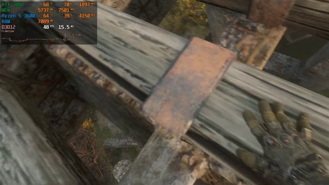 Metro Exodus : RTX 3060 12GB + Ryzen 5 3600 (Ultra Graphics) RTX ON смотреть онлайн