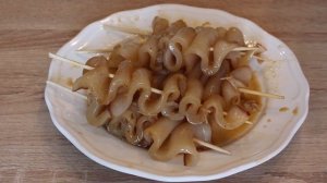 Кальмары на шпажке Шашлычок из кальмаров