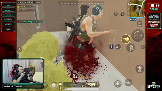 УСТРОИЛ ЗАСАДУ НА СКВАД И ЧУТЬ НЕ ... | PUBG NEW STATE смотреть онлайн