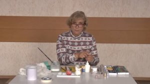 Мастер класс  Андреевой Елены "Новогодняя игрушка из ваты".