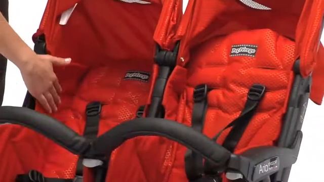 Peg Perego Aria Shopper Twin spacerowy wózek bliźniaczy смотреть онлайн