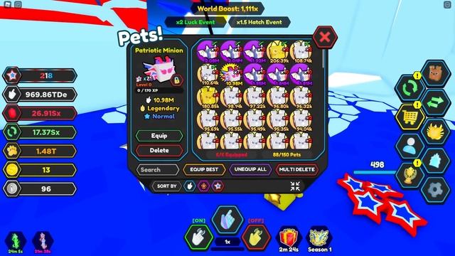 САМЫЙ ТОПОВЫЙ ИВЕНТ В TAPPING LEGENDS X В РОБЛОКС! ROBLOX смотреть онлайн