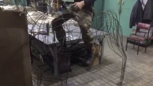 Конь из проволоки! СВОИМИ РУКАМИ ?как вам?☝