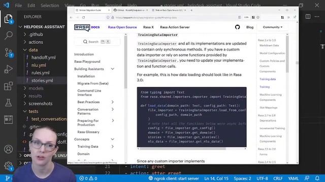 Rasa Livestream: Updating a chatbot from 2.x to 3.x смотреть онлайн