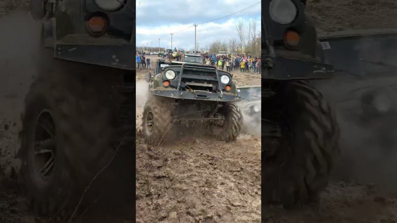 Уазы через брод #shorts #shortvideo #subscribe #offroad #нива #кбр