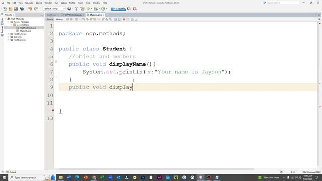 JAVA Object Oriented Programming #2 | Classes and Objects | Tagalog