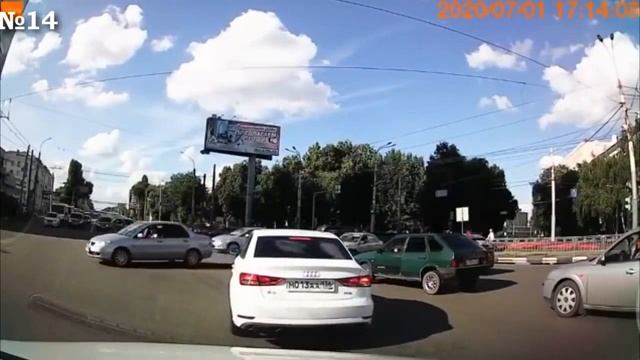 Подборки ДТП с видеорегистратора 02.07.2020
