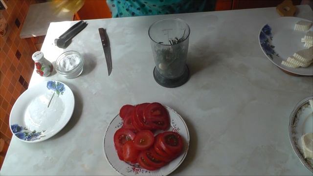 Греческая закуска с брынзой