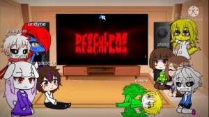 (react)-UNDERTALE reagindo ao rap dos 9 Titans primordiais