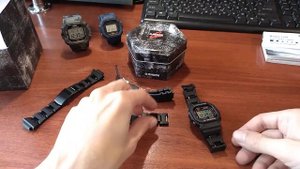 Комбинированный браслет для Casio G-Shock GW-M5610-1ER