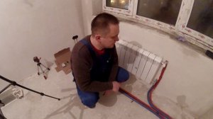 Отопление в новостройке трубами РЕХАУ (REHAU). Система коллекторная.