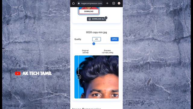 How to compress img size without quality 💯||HOW TO COMPRESS IMAGE SIZE|| Ak Tech Tamil