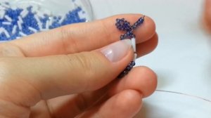 Beaded Snowflake/Pearl snowflake/СНЕЖИНКА из бусин/СНЕЖИНКА своими руками/4