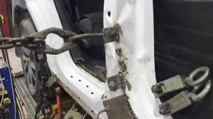 ?ОЧЕНЬ СИЛЬНЫЙ БОКОВ УДАР. HYUHDAI Santa Fe 15 г. КУЗОВНОЙ РЕМОНТ. СРЕДНЯЯ СТОЙКА ВОССТАНАВЛИВАЕТСЯ