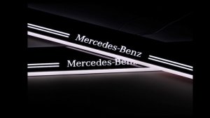 Штатные светодиодные накладки пороги Benz E-класса W212
