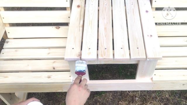 Покрытие скамейки масло+воск(готовый состав) смотреть онлайн