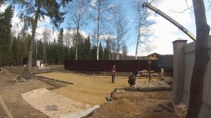 1. Этап. Дорога из бетонных плит своими руками