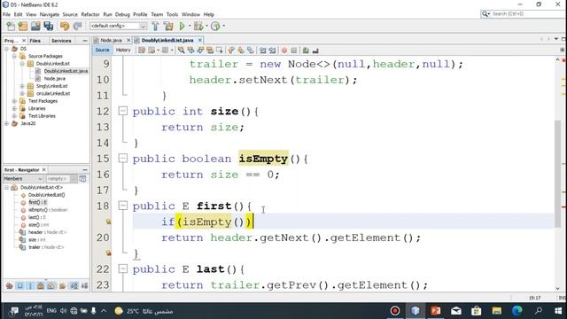 DoublyLinkedList