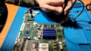 2 Ремонт игрового ноутбука Acer Nitro 5 - замена видеочипа GTX 1050 и видеопамяти