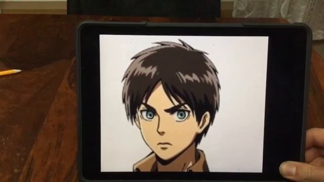 AOT "Eren Yeager drawing" смотреть онлайн