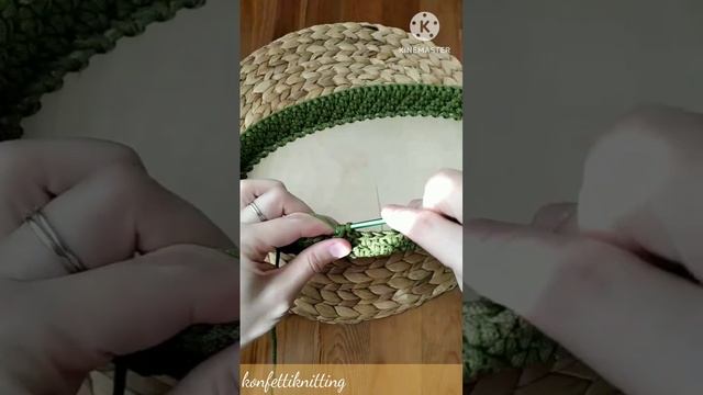 Ч.4. Вязание крючком корзинки-шкатулки.Как вязать крышку и переход на следующий ряд. смотреть онлайн